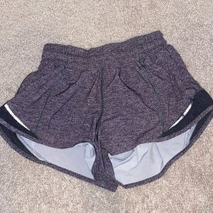 Gray LuluLemon Athletic Shorts, size 2 (worn once)